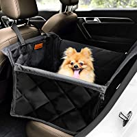 Looxmeer Bolsa de Transporte para Perros- Asiento del Coche para Mascotas- Funda de Asiento para Perros Gatos…
